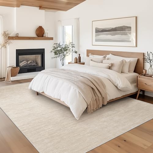 Valenrug 6x9 Area Rugs Non Slip, Large Washable Rugs for Living Room, Brown