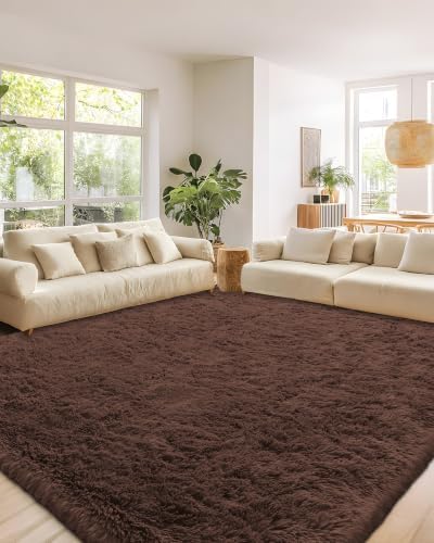 Smiry Area Rugs for Living Room Bedroom 5x7 ft, Fluffy Washable Carpet