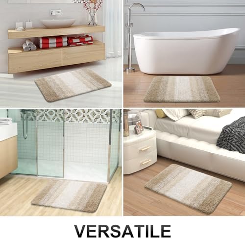 OLANLY Bathroom Rugs Mat 36x24, Extra Soft Absorbent Microfiber Bath Rugs