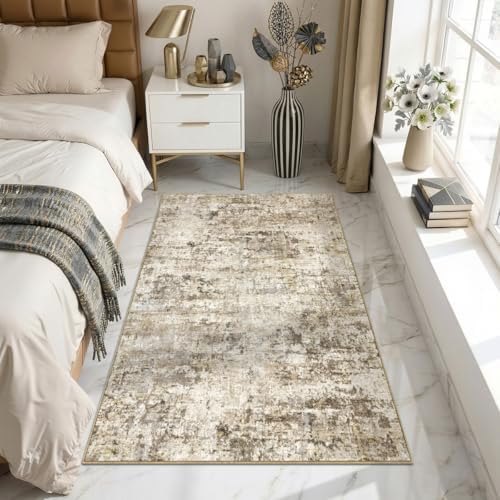 Abstract Area Rug 3x5 Ft Washable Rugs for Entryway Indoor
