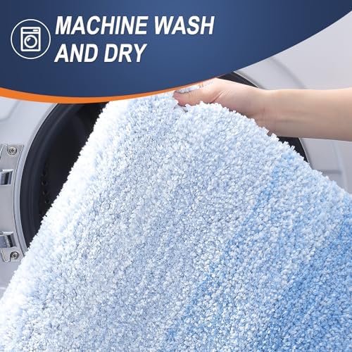 OLANLY Bathroom Rugs Mat 30x20, Extra Soft Absorbent Microfiber Bath Rugs