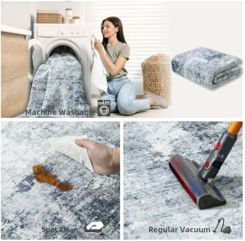 Washable Kitchen Rugs Non Slip: 2'6"x8' Hallway Rug Soft Boho Carpet Runner