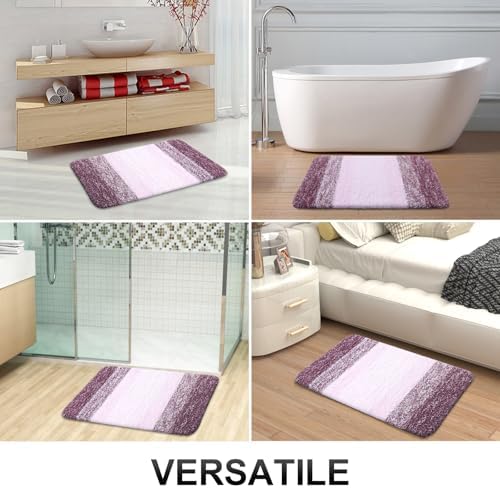 OLANLY Bathroom Runner Rug 70x20, Extra Soft Absorbent Microfiber Bath Rugs