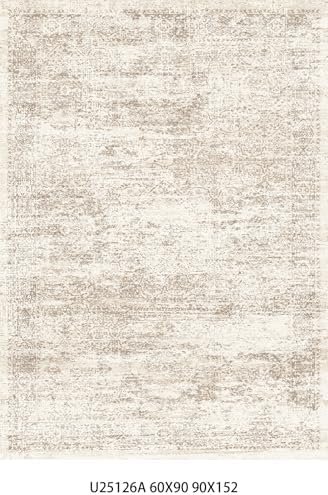 Area Rugs 4x6 Washable Non Slip for Living Room: Cream Beige Soft Low Pile Entryway Rugs Neutral Boho Small 6x4 Carpet for Kitchen Bedroom Bathroom Classroom Foyer Office Indoor Decor