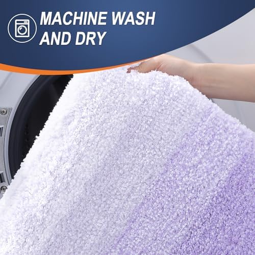 OLANLY Bathroom Runner Rug 70x24, Extra Soft Absorbent Microfiber Bath Rugs
