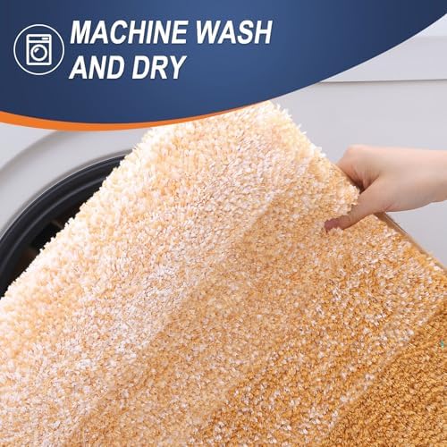 OLANLY Bathroom Runner Rug 40x24, Extra Soft Absorbent Microfiber Bath Rugs