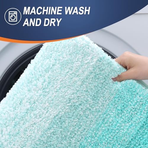 OLANLY Bathroom Runner Rug 47x20, Extra Soft Absorbent Microfiber Bath Rugs