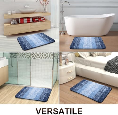 OLANLY Bathroom Runner Rug 70x24, Extra Soft Absorbent Microfiber Bath Rugs