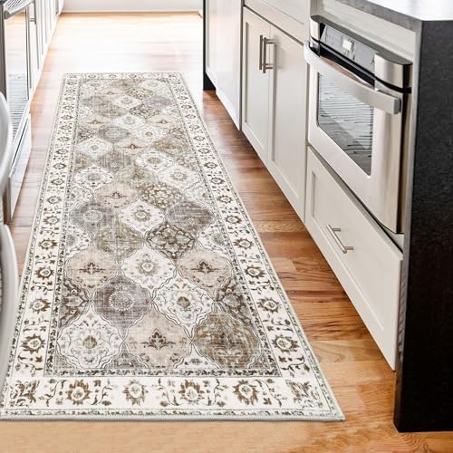 HEBE Hallway Runner Rug 2'x6', Washable Non Slip Kitchen Rug Runner