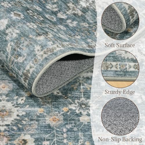Washable Small Area Rugs for Entryway: 2x3 Door Mat Indoor Entrance
