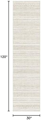 cotiled Hallway 2.6x8 Runner Rugs Washable Boho Moroccan Soft Rug