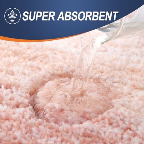 OLANLY Large Bathroom Rugs 44x32, Extra Soft Absorbent Microfiber Bath Rugs