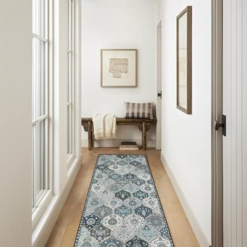Lahome Moroccan Washable Runner Rug, 2'5''x8' Kitchen Runners for Hallways