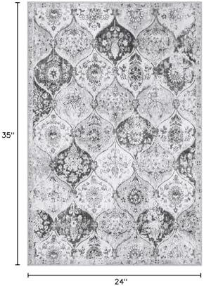 Lahome Moroccan 2x3 Rugs for Entryway, Soft Kitchen Rugs Non Slip Washable