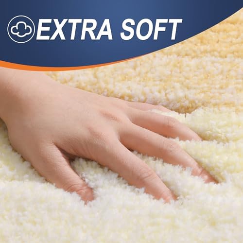 OLANLY Bathroom Rugs Mat 30x20, Extra Soft Absorbent Microfiber Bath Rugs