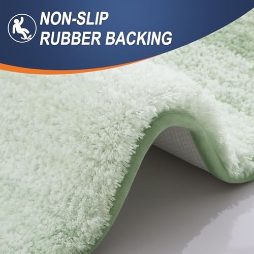 OLANLY Bathroom Rugs Mat 36x24, Extra Soft Absorbent Microfiber Bath Rugs
