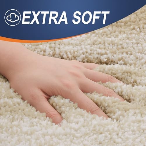 OLANLY Bathroom Runner Rug 59x20, Extra Soft Absorbent Microfiber Bath Rugs