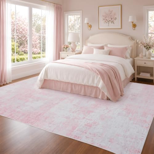 10x14 Area Rugs Washable Modern Abstract Living Room Bedroom Rug