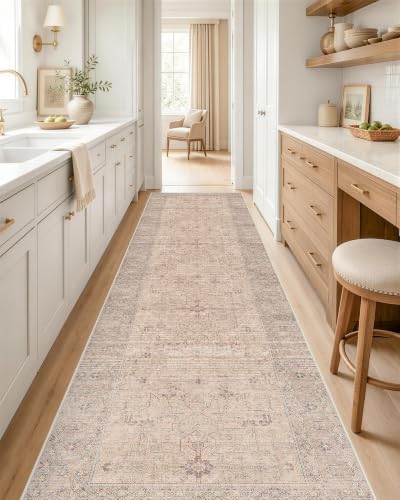 OLANLY 2x10 Washable Runner Rug, Soft Non Slip Carpet for Hallway Kitchen