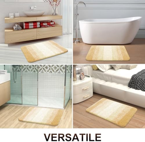 OLANLY Bathroom Runner Rug 44x24, Extra Soft Absorbent Microfiber Bath Rugs