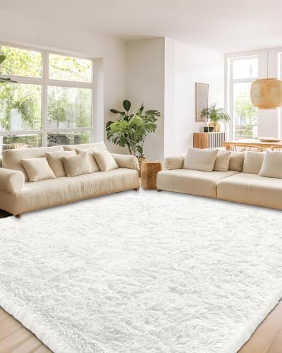 Smiry Area Rugs for Living Room Bedroom 2x5 ft, Fluffy Washable Carpet