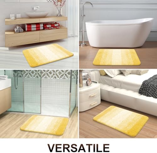 OLANLY Bathroom Runner Rug 44x24, Extra Soft Absorbent Microfiber Bath Rugs