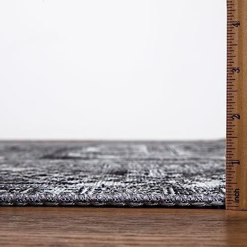 Keen Home Design Vintage Washable Area Rug, Non-Slip Low Pile, 9x12