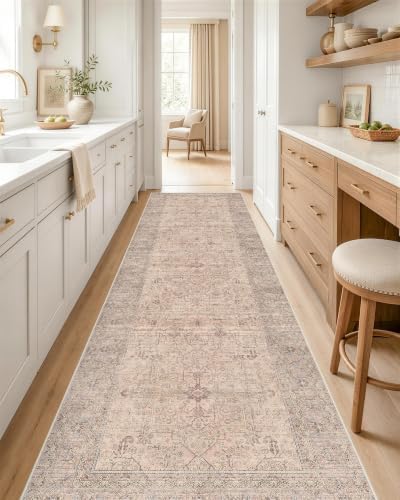 OLANLY 2x8 Washable Runner Rug, Soft Non Slip Carpet for Hallway Kitchen