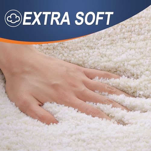 OLANLY Bathroom Runner Rug 47x17, Extra Soft Absorbent Microfiber Bath Rugs