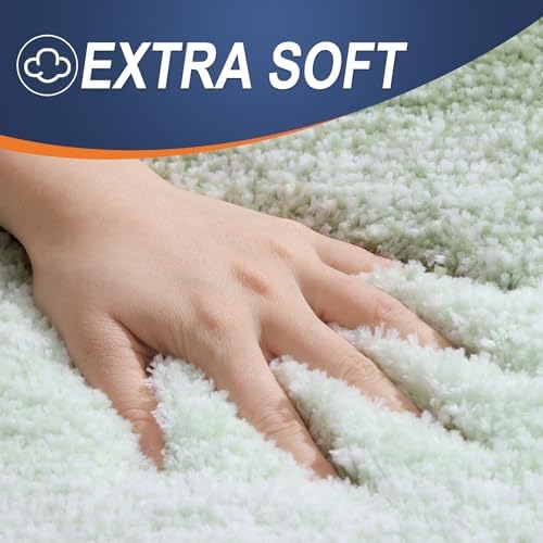OLANLY Bathroom Rugs Mat 36x24, Extra Soft Absorbent Microfiber Bath Rugs