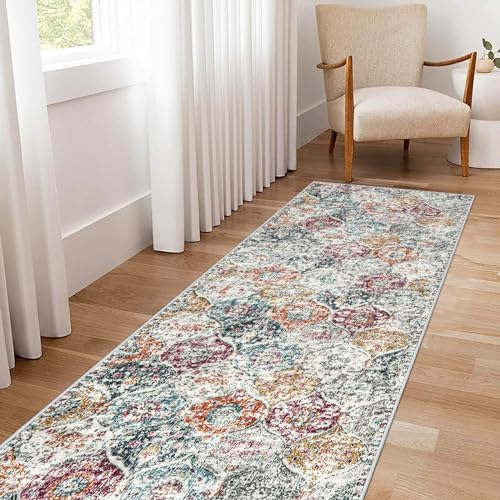 Lahome Moroccan Hallway Runner Rug, 2x6 Kitchen Runner Rugs Washable