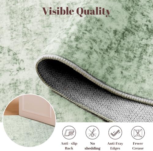 Homemate Washable Rug 2x6 Area Rugs - Vintage Rugs for Living Room