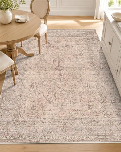 OLANLY 3x5 Washable Accent Rug, Soft Non Slip Carpet for Entryway Bedside