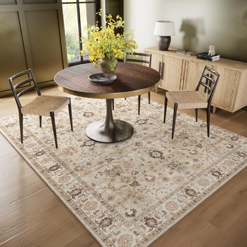 Machine Washable Rugs for Living Room: 6x9 Area Rugs for Bedroom