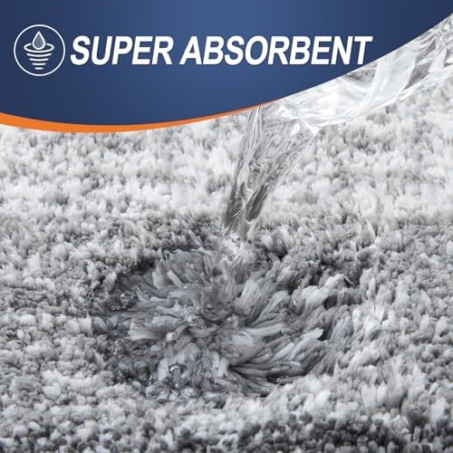 OLANLY Bathroom Runner Rug 59x24, Extra Soft Absorbent Microfiber Bath Rugs