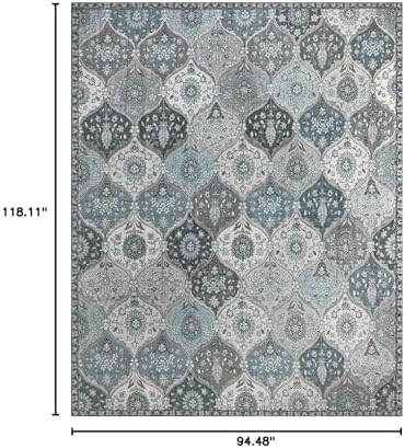 Lahome Moroccan 8x10 Area Rugs for Living Room, Soft Washable Rugs 8x10