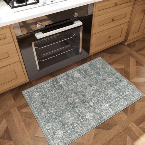Washable Small Area Rugs for Entryway: 2x3 Door Mat Indoor Entrance