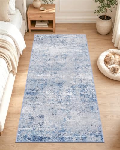 OLANLY 2x5 Washable Runner Rug, Soft Non Slip Carpet for Hallway Kitchen