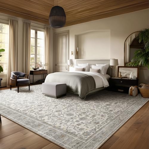 Machine Washable Rugs for Living Room: 9x12 Area Rugs for Bedroom