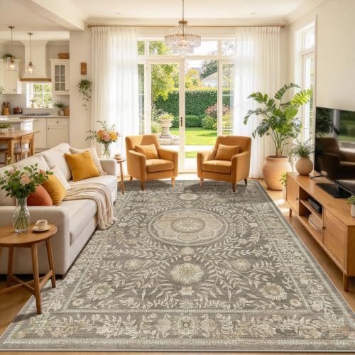 Washable Rugs 8x10 Area Rugs for Living Room,Bedroom,Dining Room Carpets