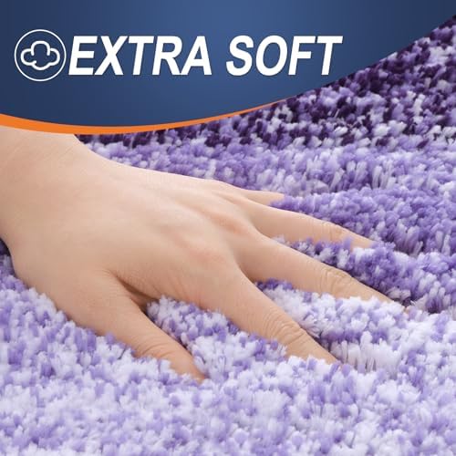 OLANLY Small Bathroom Rugs 24x16, Extra Soft Absorbent Microfiber Bath Rugs