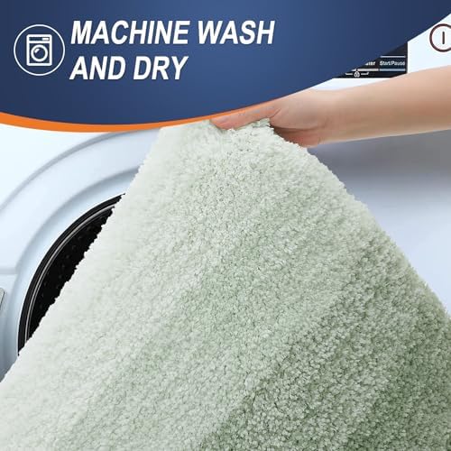 OLANLY Bathroom Rugs Mat 36x24, Extra Soft Absorbent Microfiber Bath Rugs