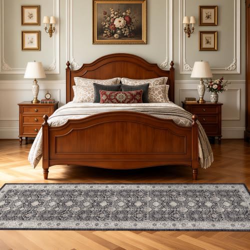 HY HAOYUNLAI 2.6x10 Washable Hallway Runner Rug Non Slip Kitchen Floor Mat