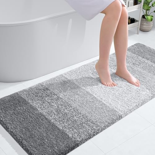 OLANLY Large Bathroom Rugs 50x30, Extra Soft Absorbent Microfiber Bath Rugs