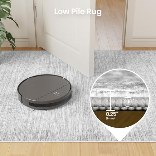 Valenrug Washable Rugs 5x7, Non Slip Large Area Rugs for Living Room, Grey