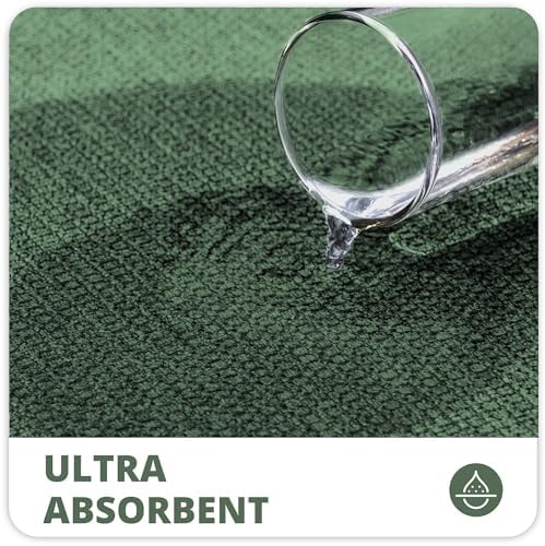 Bosap Bath Mat,Ultra Thin Bathroom Runner Rugs,Large Bath Mats for Bathroom,Quick Dry,Non-Slip,Machine Washable,Low Pile,Bath Rug,Shower Outside,Sink,Home Decor Accessories.Green,2'x5'（24x60inch）