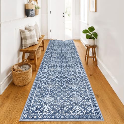 Vintage Washable Runners for Hallway 3x12 Runner Rug Non Slip