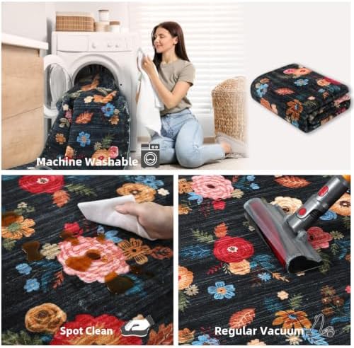 Washable Kitchen Rugs Non Slip: 2x6 Hallway Runner Rug Soft Carpet Runners