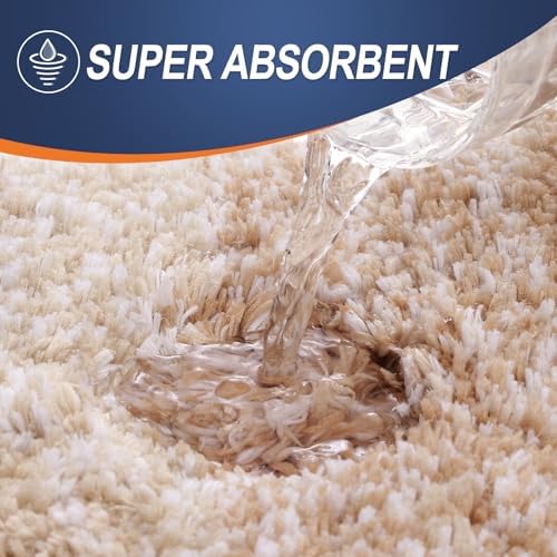 OLANLY Bathroom Runner Rug 47x24, Extra Soft Absorbent Microfiber Bath Rugs