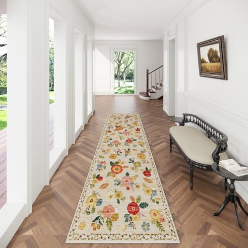 Machine Washable Rug Runners for Hallways: 2x10 Kitchen Rug Non Slip Carpet